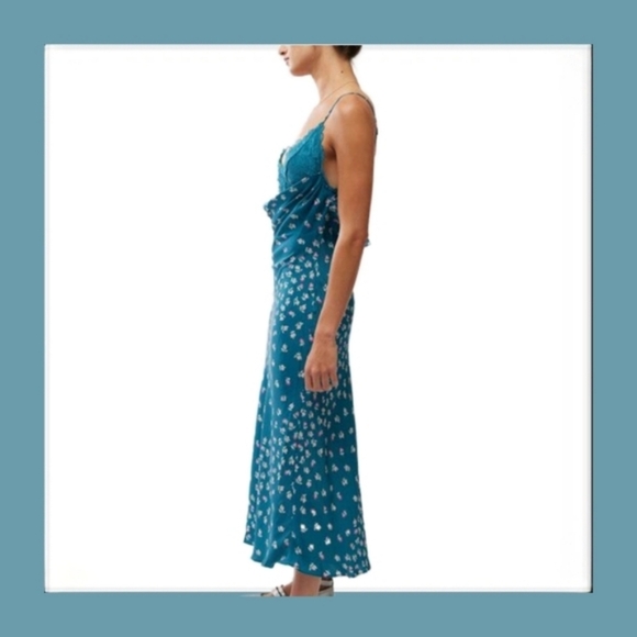 🆕Gossamer Glow Lace Trim Nightgown/Midi Dress by Free People/Intimately - Small - Picture 6 of 15